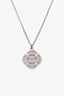 Pre-Loved Chanel™ Silver Tone Crystal CC Life Float Necklace