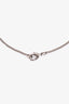 Pre-Loved Chanel™ Silver Tone Crystal CC Life Float Necklace