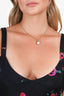 Pre-Loved Chanel™ Gold Tone Coco Mark Pearl Necklace