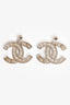 Pre-Loved Chanel™ 2020 Gold Tone Faux Pearl CC Earrings