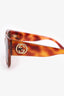 Gucci Brown Frame GG Logo Sunglasses