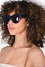 Celine Blue Frame Cat Eye Sunglasses