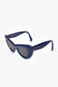 Celine Blue Frame Cat Eye Sunglasses