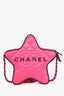 Pre-Loved Chanel™ 2024 Fuchsia Satin Walk Of Fame Star Handbag