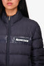 Moncler Navy Quilted Logo Puffer Jacket Size 2 Mens