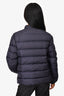 Moncler Navy Quilted Logo Puffer Jacket Size 2 Mens