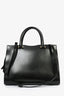 Saint Laurent Black Patent Leather Medium Uptown Bag with Strap + Removable Pouch