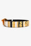 Versace White/Gold Medusa Buckle Printed Belt