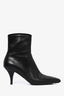 Prada Black Leather Sport Ankle Boots Size 36.5