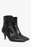 Prada Black Leather Sport Ankle Boots Size 36.5