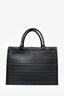 Christian Dior Black Leather Medium Book Tote