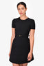 Red Valentino Black Belted Dress Size 36