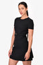 Red Valentino Black Belted Dress Size 36