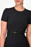 Red Valentino Black Belted Dress Size 36