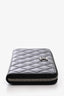 Pre-Loved Chanel™ 2015/16 Black Patent Leather Quilted CC Long Zip Wallet