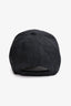 Fendi Black Leather/Fabric FF Baseball Hat