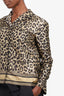 Christian Dior Leopard Print Silk Pyjama Top Size 2