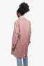 Burberry Pink Button Down Trench Coat