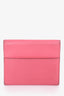 Hermès 2018 Pink Epsom Leather Clic 12 Wallet