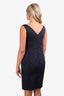 Loro Piana Black Wool/Silk Sleeveless Mini Dress Size 42