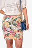 Moschino Cheap & Chic Peach Floral Skirt Size 12