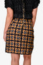 Marni Brown Printed Skirt Size 36