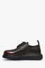 Alexander McQueen Burgundy Leather Summer Calf' Oxfords Size 40