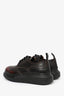 Alexander McQueen Burgundy Leather Summer Calf' Oxfords Size 40