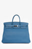 Hermès 2012 Teal Togo Leather Birkin 40