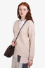 Chloe Light Pink Wool V-Neck Sweater Size M