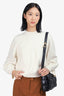 3.1 Phillip Lim Cream Cotton/Cashmere Sweater Size XS/S