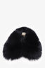 Burberry Black Fox Fur Collar