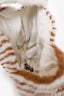 Simonetta Ravizza Brown/White Mink Fur Bag