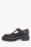 Proenza Schouler Black Leather Mary Jane Oxfords Size 36.5