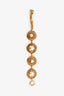 Pre-Loved Chanel™ Gold Tone Coco Coin Pearl Charm Chain Bracelet