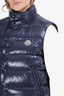 Moncler Navy Quilted Puffer Vest Size 3