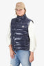 Moncler Navy Quilted Puffer Vest Size 3