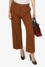 See By Chloe Brown Wide Leg Trousers Size 38