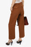 See By Chloe Brown Wide Leg Trousers Size 38