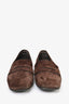 Khaite Brown Suede Loafers Size 39