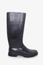 Burberry Navy Rubber Rain Boots Size 41