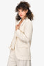 Max Mara Weekend Ivory 'Ausonia' Blazer + Trouser Set Size 38