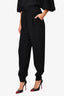 Max Mara Black Tapered Trousers Size 0