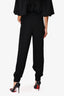 Max Mara Black Tapered Trousers Size 0