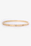 Cartier 18K Yellow Gold 6 Diamonds Small Model Love Bracelet Size 18