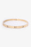 Cartier 18K Yellow Gold 6 Diamonds Small Model Love Bracelet Size 18