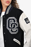 Opening Ceremony Grey/Black Wool/Leather Letterman Jacket Size M