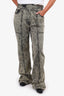 Ulla Johnson Mint Albie Bleached High-rise Flared Jeans Size 12