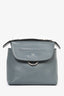 Fendi Grey Leather 'Back to School' Backpack