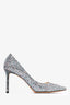 Jimmy Choo Blue/Pink Glitter Heels Size 37.5